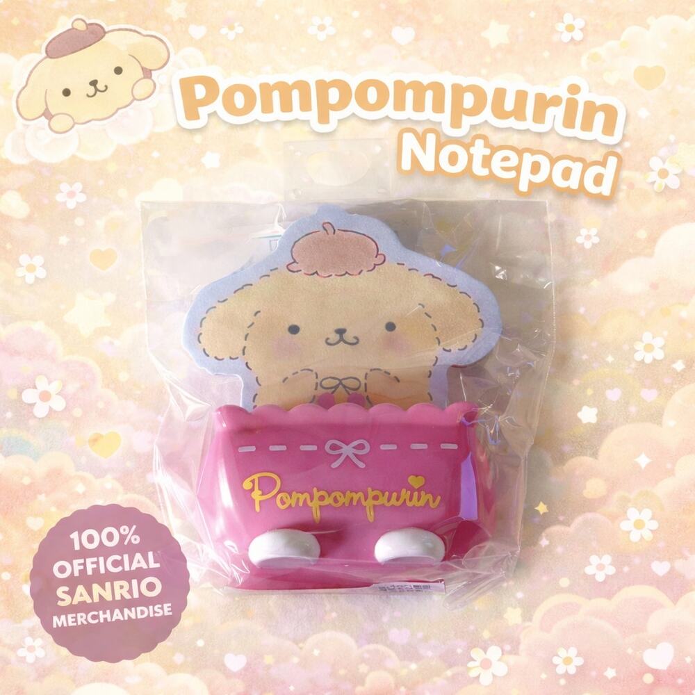 Sanrio Pompompurin Mini Notepad Set NEW